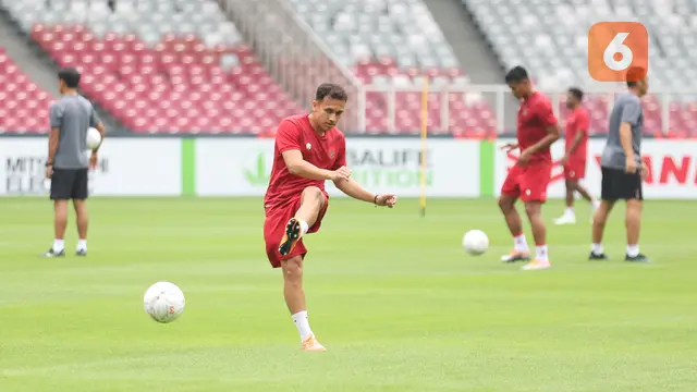 Foto: Mengintip Sesi Latihan Terakhir Timnas Indonesia Jelang Laga Perdana Kontra Kamboja di Piala AFF 2022