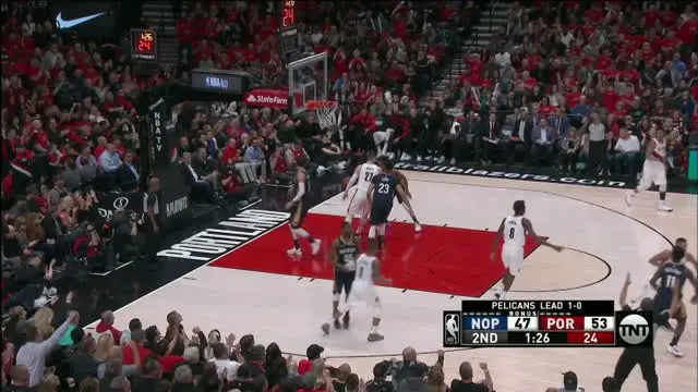VIDEO : Cuplikan Pertandingan Playoffs NBA, Pelicans 111 vs Trail Blazers 102