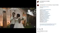 Gregoria Mariska resmi menikah dengan Mikha Angelo. (dok. tangkapan video Instagram @venemapictures/https://www.instagram.com/p/DGWytHtza7z/)
