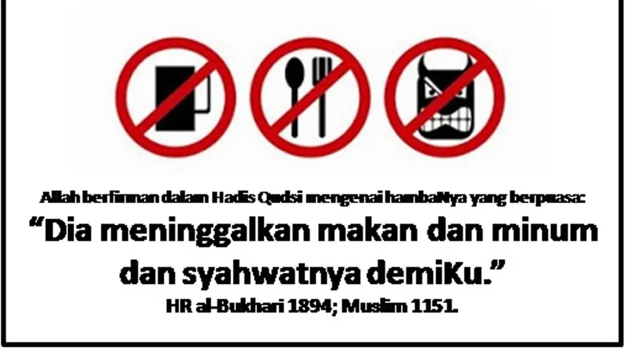 Hindari Hal-Hal yang Membatalkan Puasamu