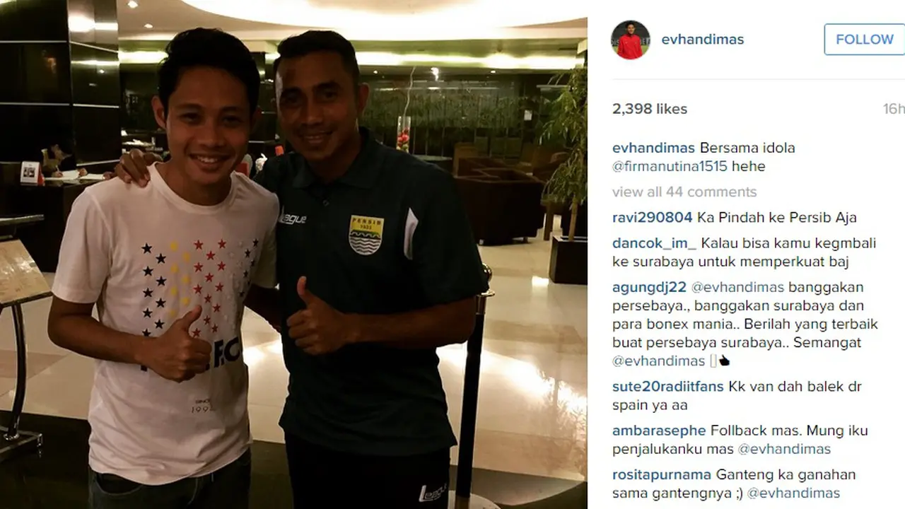 Evan Dimas dan Firman Utina