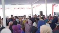 Jokowi melakukan kunjungan kerja ke Magelang. (Liputan6.com/ ist)