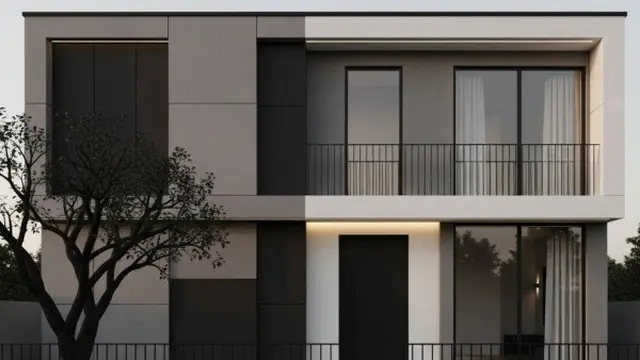 Model Depan Rumah Minimalis 2 Lantai Kekinian