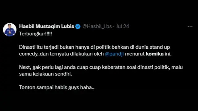 Cuitan Hasbil Mustaqim Lubis