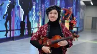 Syarifa Rahma Shahab atau Rahma Violin, seorang pemain biola cilik. (Dok. IST)