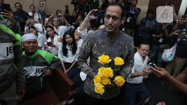 Nadiem Makarim Jalani Sidang Vonis Kasus Chromebook