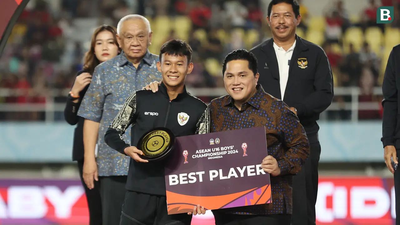 Foto: Daftar Peraih Penghargaan Piala AFF U-16 2024, Zahaby Gholy Dinobatkan Sebagai Pemain Terbaik