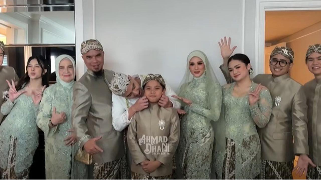 7 Momen Keseruan Foto Keluarga Ahmad Dhani dan Mulan Jameela Sebelum Akad Nikah Al Ghazali, Akrab dan Hangat Penuh Canda Tawa