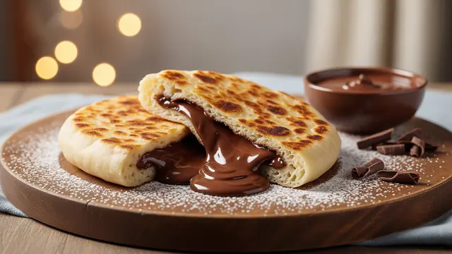 Resep Roti Teflon Isi Coklat Lumer Tanpa Oven dan Mixer/Gemini AI