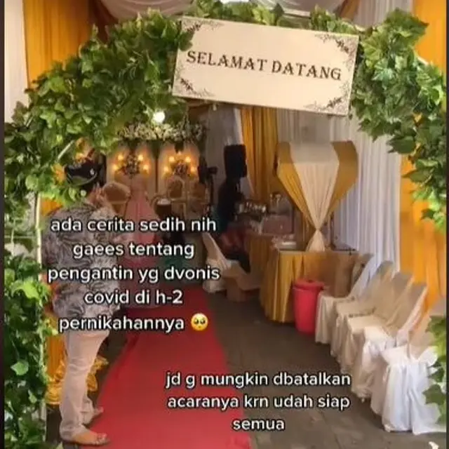 Resepsi Sudah Disiapkan, Pasangan Pengantin Pilih Nikah Secara Virtual