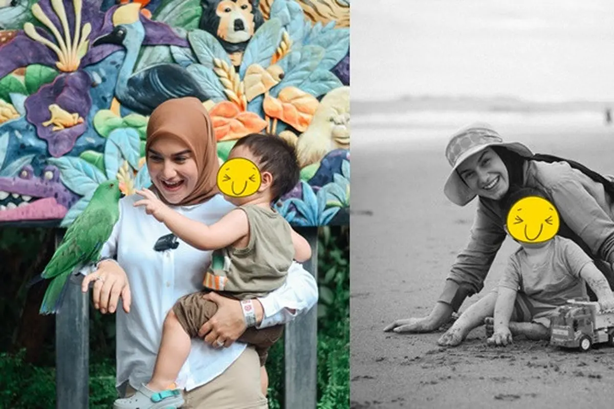 Tak Didampingi Ammar Zoni, Ini 6 Momen Liburan Irish Bella dan Baby Air di Bali