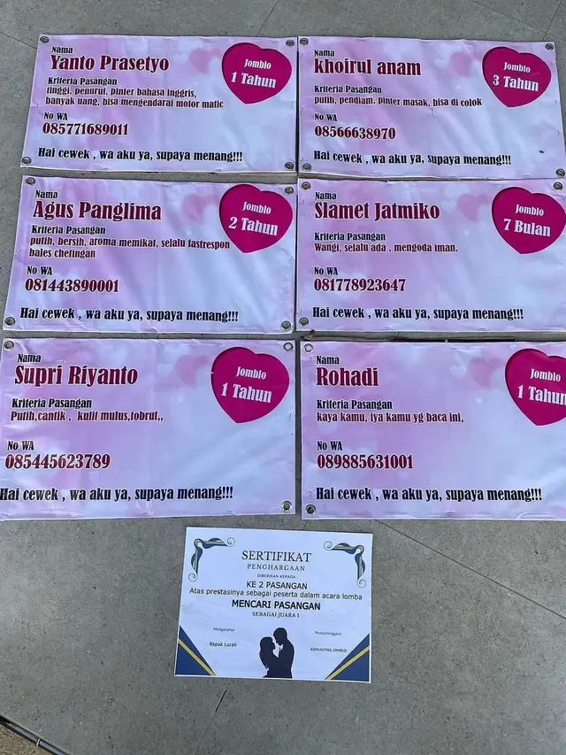 Lomba Cari Pasangan di Instagram Viral./@sekitargarut