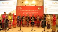 KJRI Istanbul menyelenggarakan acara Business and Cultural Reception, bertempat di Shangri-La Bosphorus Hotel, Istanbul Turki (11/10/2022). (Dok: Kemlu RI)