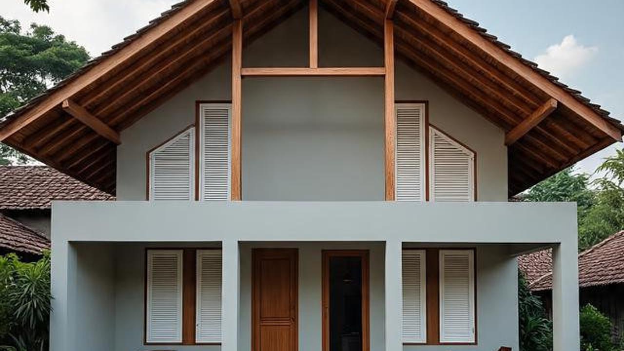 9 Desain Rumah Kampung Tapi Terlihat Seperti Rumah Rp 500 Juta, Hunian Sederhana Modern
