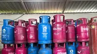 Foto Ilustrasi foto Gas LPG di salah satu distributor Kota Semarang, (Foto : Titoisnau)