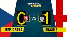 Berita video motion grafis, hasil pertandingan Timnas Inggris melawan Republik Ceska di Grup D Euro 2020, Rabu (23/6/2021).