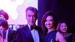 Raline Shah bersama Pierce Brosnan. (Instagram/ralineshah)