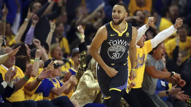 Selebrasi Stephen Curry