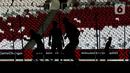 Pemain Timnas Indonesia saat melakukan latihan terbuka di Stadion Utama Gelora Bung Karno, Jakarta, Selasa (20/12/2022). Latihan ini merupakan pematangan latihan jelang laga pada turnamen Piala AFF 2022 yang berlangsung mulai hari ini, Selasa (20/12/2022) hingga 16 Januari 2023. (Liputan6.com/Helmi Fithriansyah)