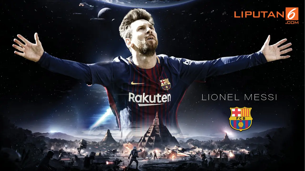 Infografis Messi Raja El Clasico