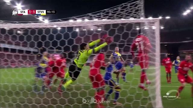 Berita video gol yang dicetak Roman Bezus yang mencetak gol dari tendangan sudut di Liga Belgia. This video is presented by Ballball.