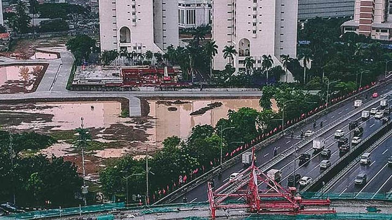 FOTO: Ini Potret Longspan LRT Gatsu-Kuningan yang Disebut Salah Desain, Kalau Lewat Harus Pelan
