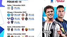 Jadwal Serie A pekan 10 live streaming eksklusif di Vidio. (dok. vidio.com)