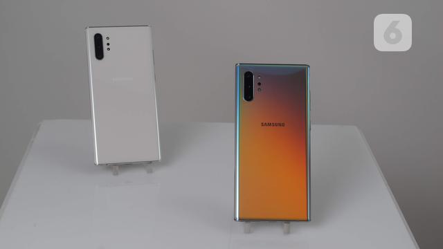 Samsung Galaxy Note 10 Plus. Liputan6.com/Istiarto Sigit Nugroho