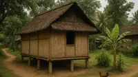 5 Rumah Anyaman Bambu (Rumah Gedek) Khas Jawa Tempo Dulu