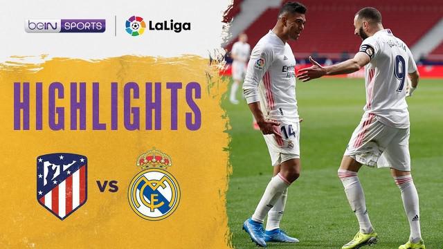 Berita video highlights Liga Spanyol 2020/2021 antara Atletico Madrid melawan Real Madrid yang berakhir imbang 1-1, di mana Luis Suarez dan Karim Benzema mencetak gol dalam laga tersebut, Minggu (7/3/2021) malam hari WIB.