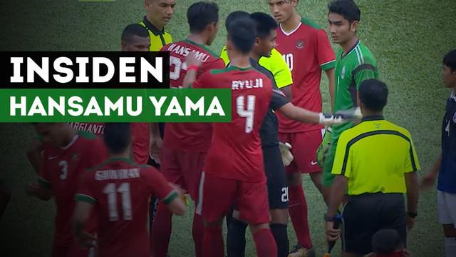 Berita video tindakan Hansamu Yama pada akhir laga melawan Kamboja yang membuat dirinya absen membela Timnas Indonesia U-22 kontra Malaysia pada semifinal cabang sepak bola SEA Games 2017.