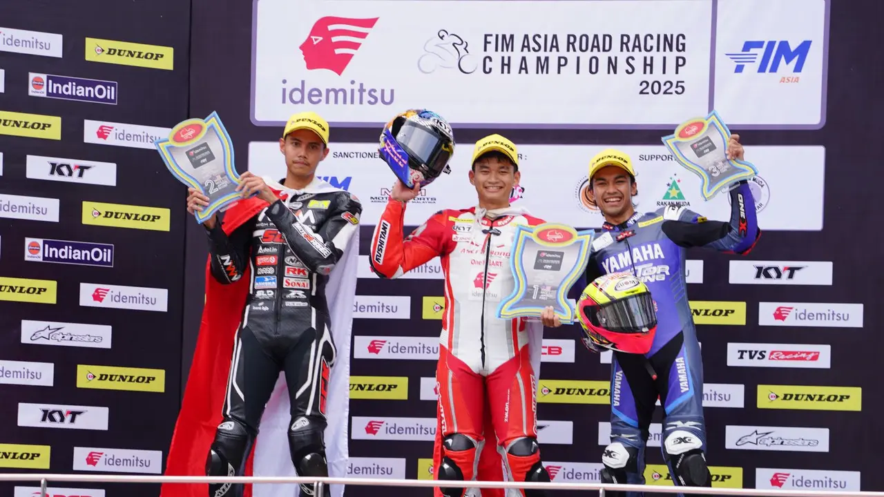 Pembalap AHRT Berjaya di ARRC Sepang 2025 Race 1
