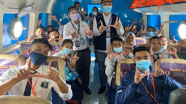 Lulusan CLC Sabah tampak bersemangat untuk belajar ke Indonesia.