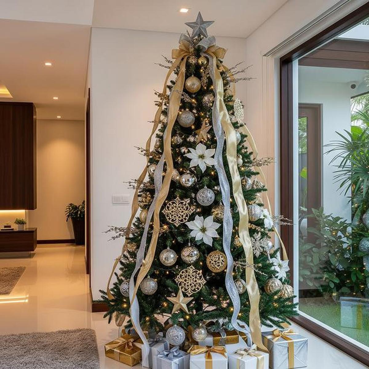 8 Dekorasi Pohon Natal yang Cantik dan Elegan untuk Rumah Modern