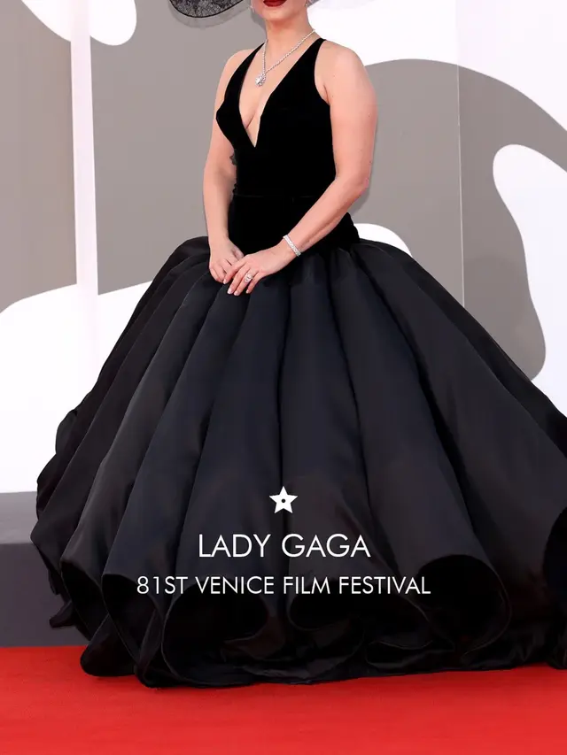 Lady Gaga Tampil Nyentrik Hadiri Venice Film Festival 2024, Pakai Headpiece Tanduk Dramatis yang Curi Perhatian