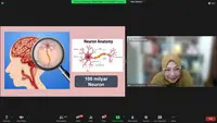 Dokter Aisah Dahlan saat jadi pemateri utama dalam Online Qur'anic Parenting yang diinisiasi Wafa Indonesia. (Istimewa).