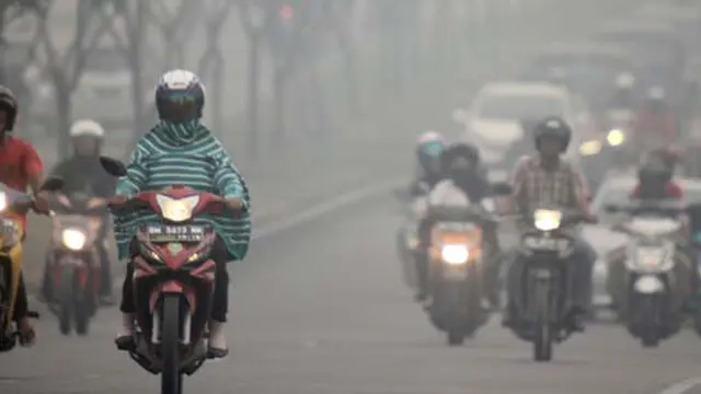 [VIDEO] 3 Pekan Kabut Asap Selimuti Kota Mandailing Natal