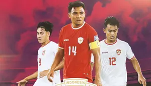 Timnas Indonesia - Rafael Struick, Asnawi Mangkualam, Pratama Arhan (Bola.com/Adreanus Titus)