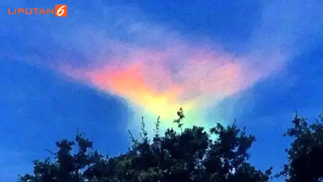 Seperti apa fenomena langka "fire rainbow" atau pelangi seperti semburan api berwarna-warni itu? Simak di sini..