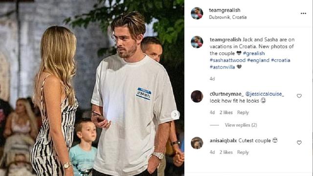 Sasha Attwood dan Jack Grealish