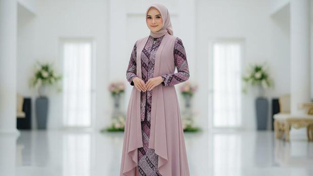 7 Model Gamis Terbaru Kombinasi Rompi, Tampil Modis dan Elegan untuk Segala Acara