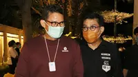 Sandiaga Uno dan Calon Wali Kota Surabaya Machfud Arifin (Foto: Dok Istimewa)