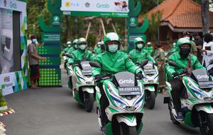 Grab Hadirkan 30 Sepeda Motor Listrik di Bali. Dok: Grab Indonesia