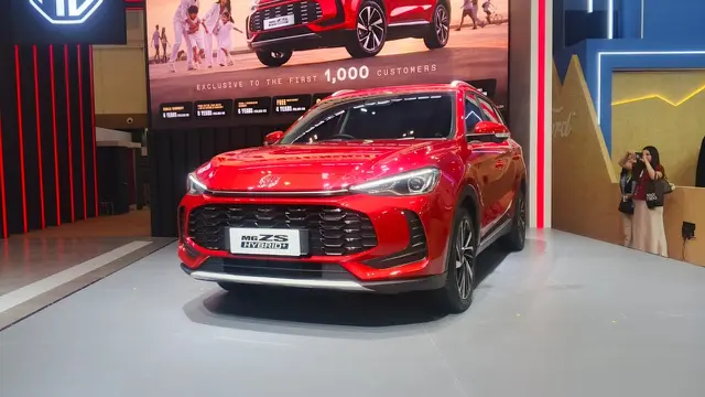 SUV hibrida MG ZS Hybrid Plus resmi dipasarkan di Indonesia dengan harga promo promo spesial GIIAS 2026. (Liputan6.com/Ridwan)