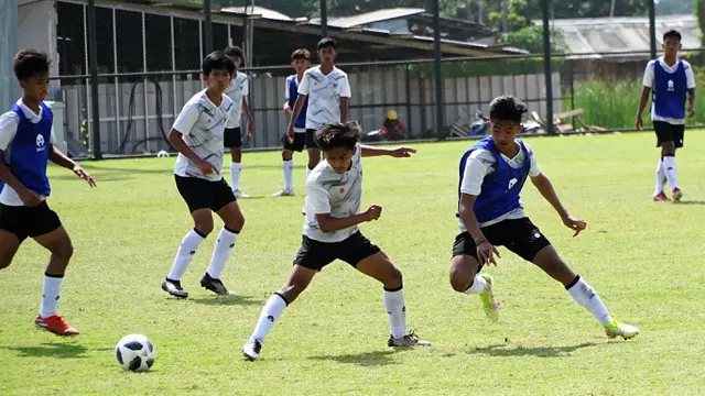 Internal game Timnas Indonesia U-16.