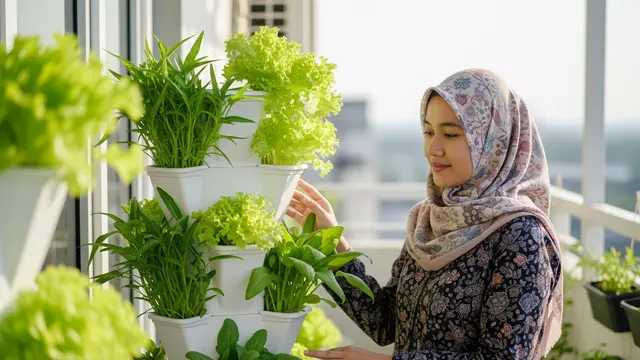 Inspirasi Model Kebun Sayur Mini dengan Konsep Kontainer Mix