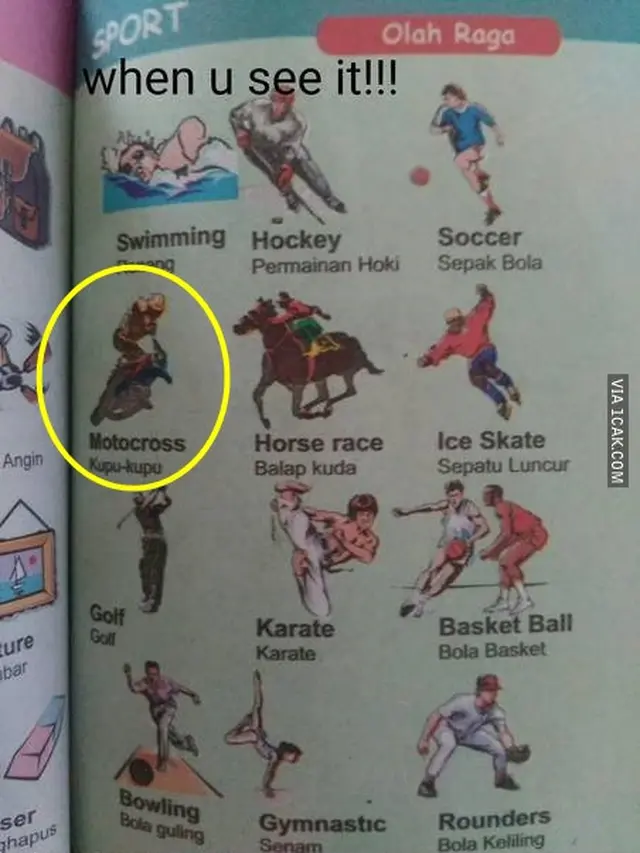 kesalahan di buku bahasa Inggris