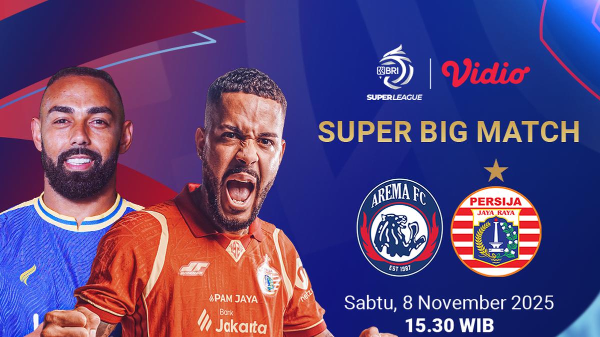 Link Live Streaming BRI Super League: Arema FC vs Persija Eksklusif di Vidio