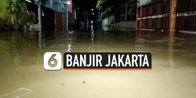 VIDEO: Kali Sunter Meluap Cipinang Melayu Dilanda Banjir