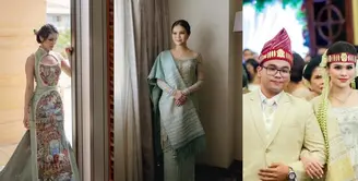 Di acara sangjit, Chen Giovani terlihat menawan dalam balutan cheongsam bernuansa hijau satin [@chengiovanis]